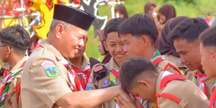 Kwartir Cabang Gerakan Pramuka Kabupaten Sigi Menyelenggarakan Upacara Hari Pramuka ke-63 Tahun 2024